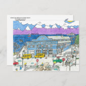 Das Aquarium von Seattle Postkarte (Vorne/Hinten)