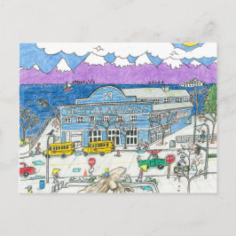 Das Aquarium von Seattle Postkarte