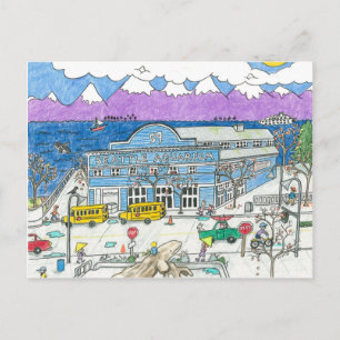 Das Aquarium von Seattle Postkarte