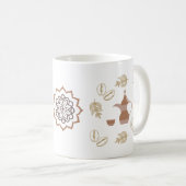 Das arabische Design für Kaffeetasse (VorderseiteRechts)
