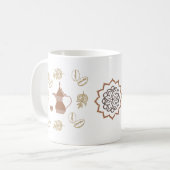 Das arabische Design für Kaffeetasse (Vorderseite Links)
