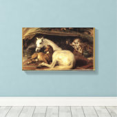 Das arabische Zelt Leinwanddruck (Insitu (Holzboden))