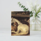 Das arabische Zelt von Edwin Henry Landseer Postkarte (Stehend Vorderseite)