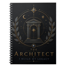 Das Architekten-Archetyp-Selbstentdeckungs-Notizbu Notizblock
