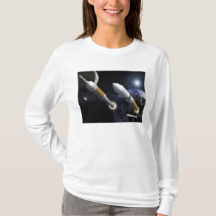 Das Ares I Crew-Produkteinführungs-Fahrzeug T-Shirt