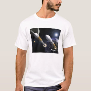 Das Ares I Crew-Produkteinführungs-Fahrzeug T-Shirt