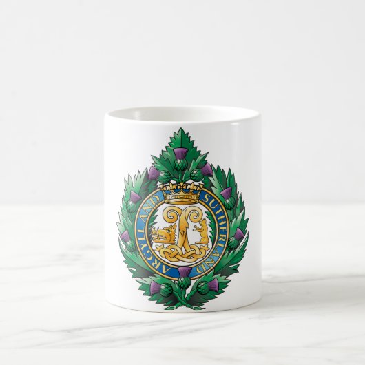 Das Argyll und Sutherland-Hochländer-Regiment Kaffeetasse (Mittel)