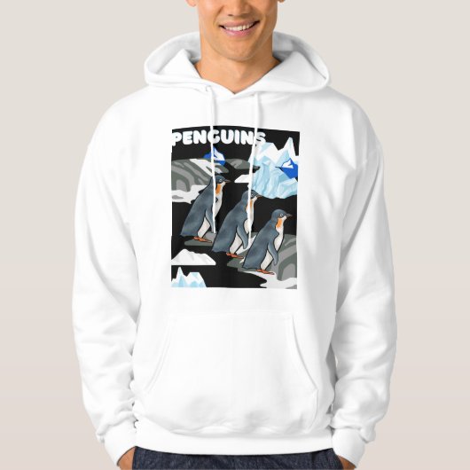Das Arktische Abenteuer des Großvaters Pinguin Hoodie (Vorderseite)