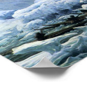 Das arktische Meer Poster (Ecke)