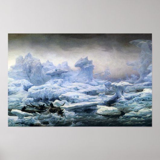 Das arktische Meer Poster (Vorne)