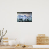 Das arktische Meer Poster (Küche)