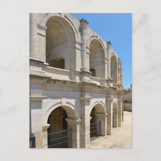Das Arles Amphitheater in Frankreich Feiertagspostkarte (Vorderseite)