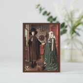 Das Arnolfini Portrait Die Arnolfini Hochzeit von Postkarte (Stehend Vorderseite)