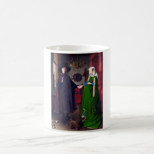 Das Arnolfini-Portrait, Jan van Eyck Kaffeetasse (Mittel)