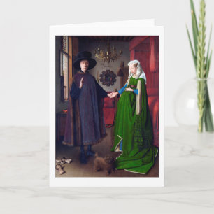 Das Arnolfini-Portrait, Jan van Eyck Karte