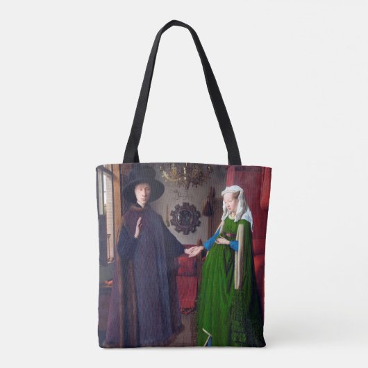 Das Arnolfini-Portrait, Jan van Eyck Tasche (Rückseite)