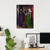 Das Arnolfini-Portrait von Jan van Eyck Poster (Heimbüro)