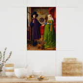 Das Arnolfini-Porträt von Jan van Eyck Poster (Küche)