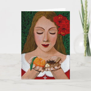"Das Aroma der Weihnachten" Feiertagskarte