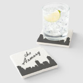 Das Arsenal, der Arsenal Atlanta, das Arsenal Steinuntersetzer (Seitenansicht)