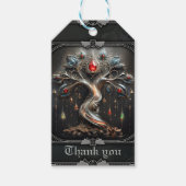 Das Art Deco Design 'Baum des Lebens'. Geschenkanhänger (Vorderseite)