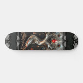 Das Art Deco-Design 'Baum des Lebens'. Skateboard (Horizontal)