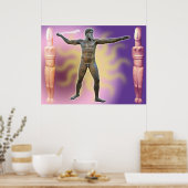 Das Artemision Zeus oder Poseidon_04 Poster (Küche)