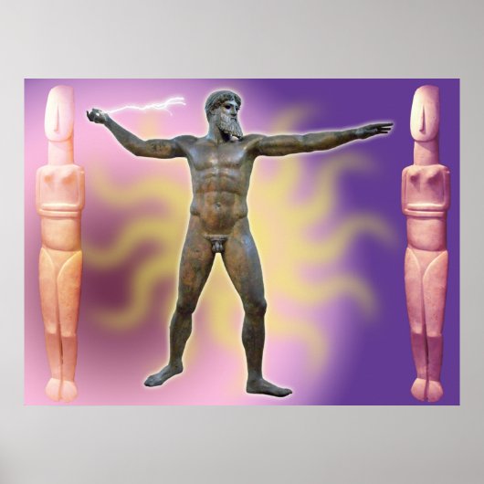 Das Artemision Zeus oder Poseidon_04 Poster (Vorne)