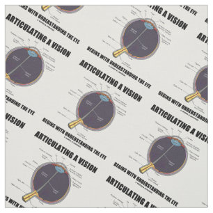 Das Artikulieren einer Vision fängt an, das Auge Stoff