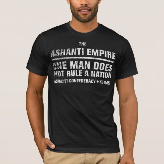 Das Ashanti Reich T-Shirt (Vorderseite)
