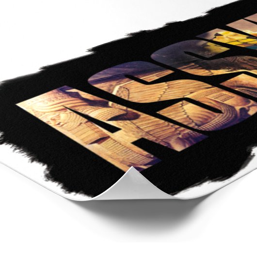 Das assyrische Word-Poster Poster (Ecke)