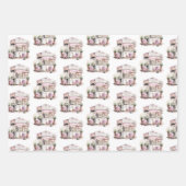 Das ästhetische Französisch-Café, Vintag, Geschenkpapier Set (Vorderseite)