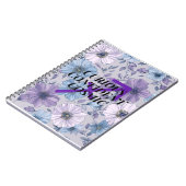 ♐ Das Astro-Nomad Notizbuch: Wildblume Notizblock (Linke Seite)