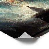 Das atemberaubende Fantasy Sci-Fi Art Poster (Ecke)