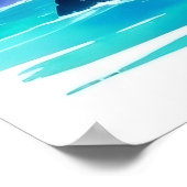 Das atemberaubende Panorama des Leuchtturms von Wa Poster (Ecke)