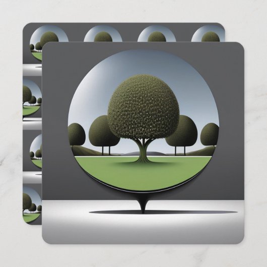 Das ätherische Paradoxon Einladung (Vorne/Hinten)