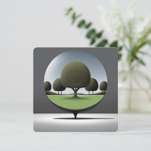 Das ätherische Paradoxon Einladung (Stehend Vorderseite)