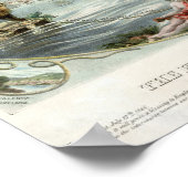 Das Atlantic Cable Vintage Poster 1866 wurde wiede (Ecke)