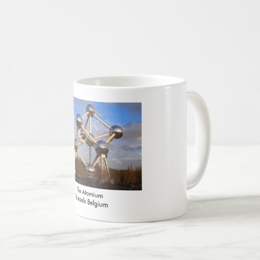 Das Atomium Kaffeetasse (VorderseiteRechts)