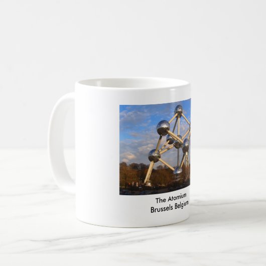 Das Atomium Kaffeetasse (Vorderseite Links)