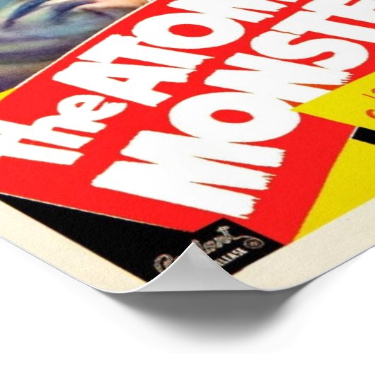 Das Atommonster-Poster Poster (Ecke)