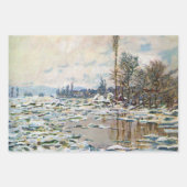 Das Aufbrechen des Eises von Claude Monet Geschenkpapier Set (Vorderseite 2)