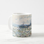Das Aufbrechen des Eises von Claude Monet Kaffeetasse (Vorderseite Links)