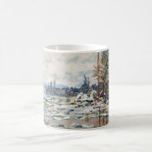 Das Aufbrechen des Eises von Claude Monet Kaffeetasse (Mittel)