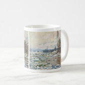 Das Aufbrechen des Eises von Claude Monet Kaffeetasse (VorderseiteRechts)