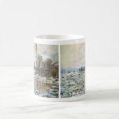 Das Aufbrechen des Eises von Claude Monet Kaffeetasse (Mittel)