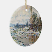 Das Aufbrechen des Eises von Claude Monet Keramik Ornament (Rechts)