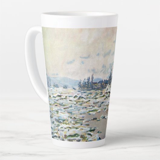 Das Aufbrechen des Eises von Claude Monet Milchtasse (Linke Ecke)