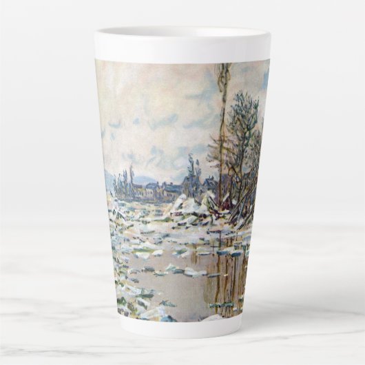 Das Aufbrechen des Eises von Claude Monet Milchtasse (Vorderseite)