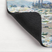 Das Aufbrechen des Eises von Claude Monet Mousepad (Ecke)
